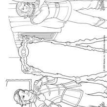Coloriage des pr�paratifs des mousquetaires