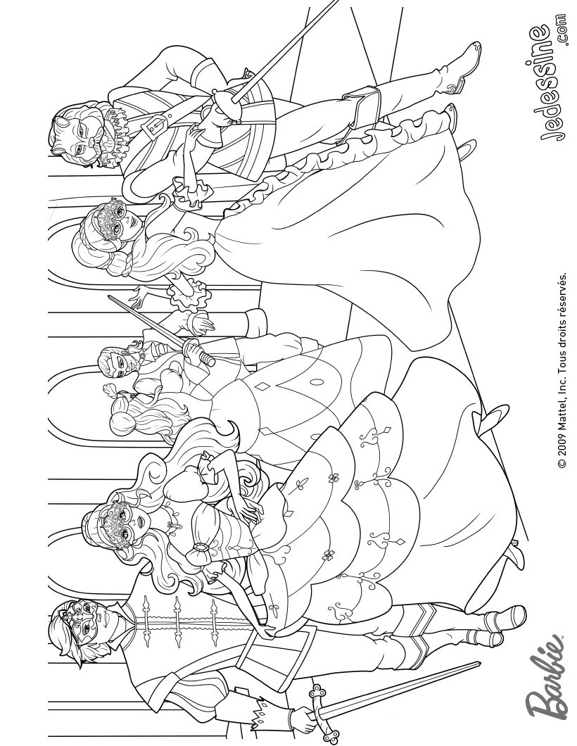 coloriage-barbie-et-les-3-mousquetaires29