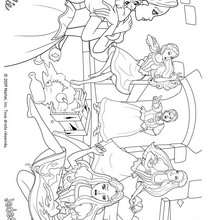 Coloriage de la colère de la gouvernante