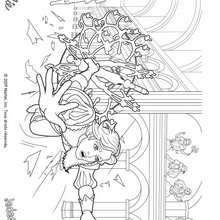 Coloriage du prince sauv� de justesse