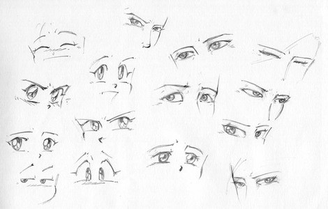 Les yeux de mangas