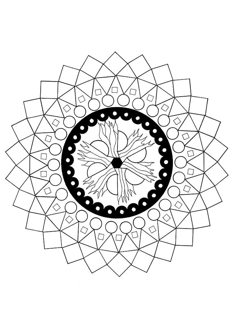 mandala des 4 �l�ments