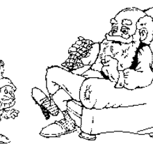        Le Père Noël est enrhumé   - Lecture - POEMES pour enfants - Les poésies des membres de Jedessine - Poésies de Noël (par les membres de Jedessine)