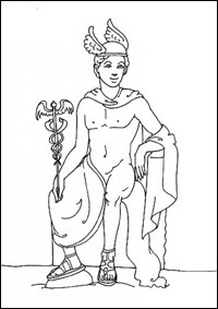COLORIAGE-HERMES