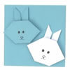 Faire un pliage de lapin