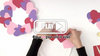 Fabriquer une couronne de coeurs pour la St Valentin