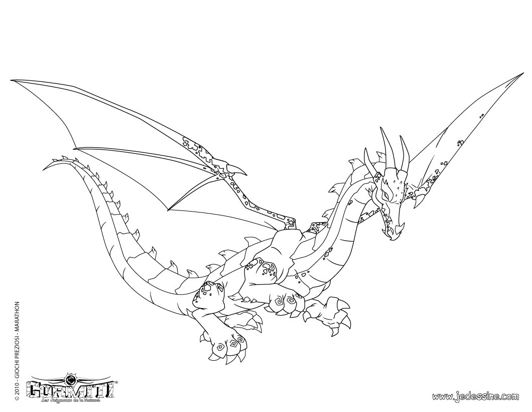 Coloriages seigneur de l air imprimer fr hellokids Coloriage de Drakkon