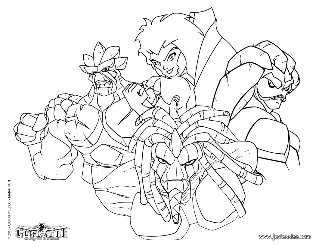Coloriages nick toby jessica lucas fr hellokids Coloriage Toby Jessica Nick et Lucas 3