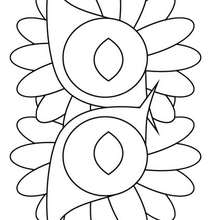 Masque de Carnaval : LA FLEUR - Activités - BRICOLAGE FETES - BRICOLAGE CARNAVAL - Masques à découper et colorier pour le Carnaval