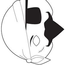 Masque de Carnaval : LE PIRATE - Activit�s - BRICOLAGE FETES - BRICOLAGE CARNAVAL - Masques � d�couper et colorier pour le Carnaval