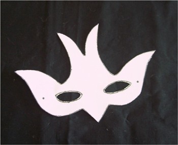 Masque à imprimer : FABRIQUER UN MASQUE DU CARNAVAL.