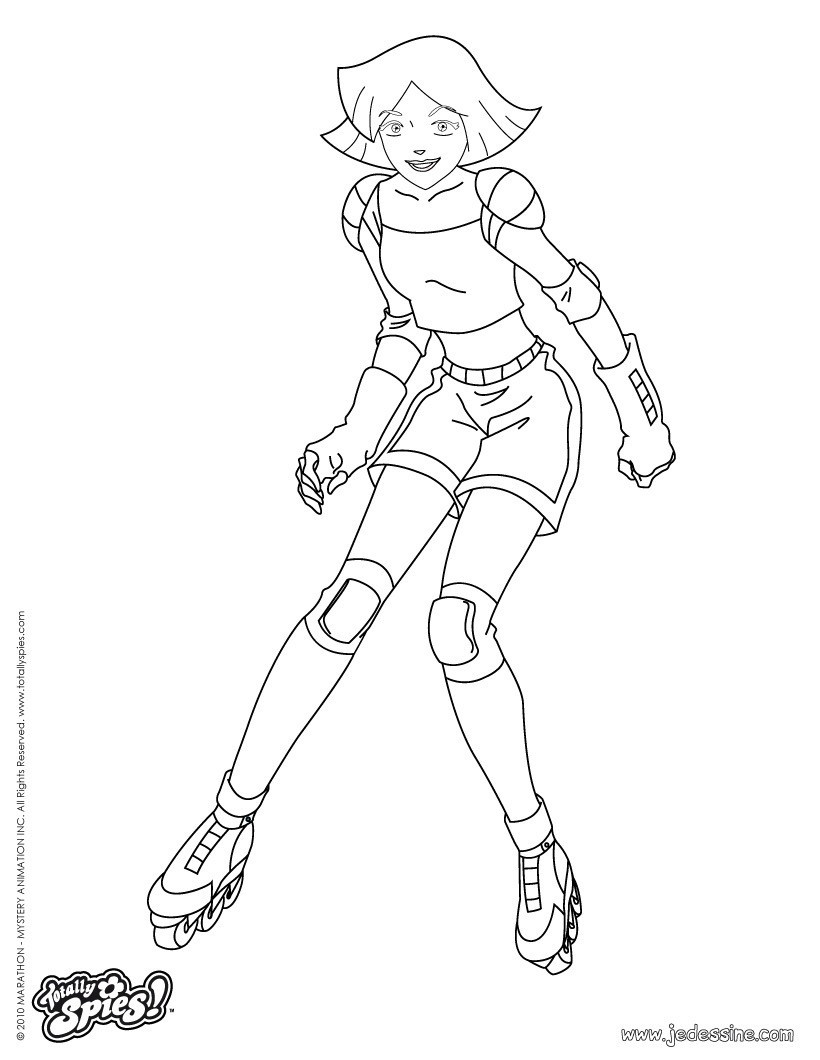 Coloriage A Imprimer Totally Spies