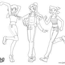 Coloriage De Totally Spies