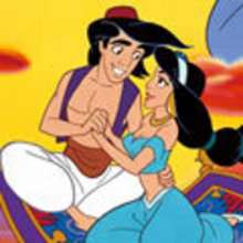 Coloriage d'Aladdin et le feu