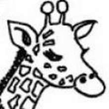 GIRAFE à colorier