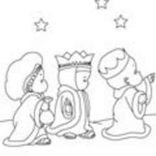 Egalement dans Coloriage ROIS MAGES