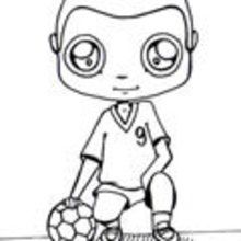 Coloriage de handballeurs