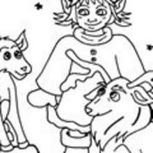 Coloriage de Joyeux No�l !