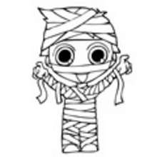 Egalement dans Coloriage MOMIE HALLOWEEN