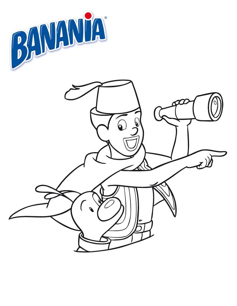 Coloriage BANANIA