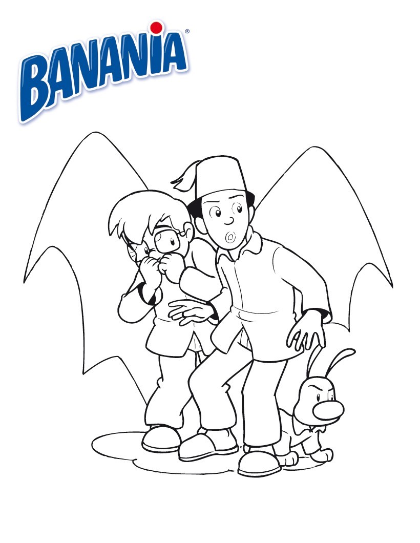 Coloriage BANANIA