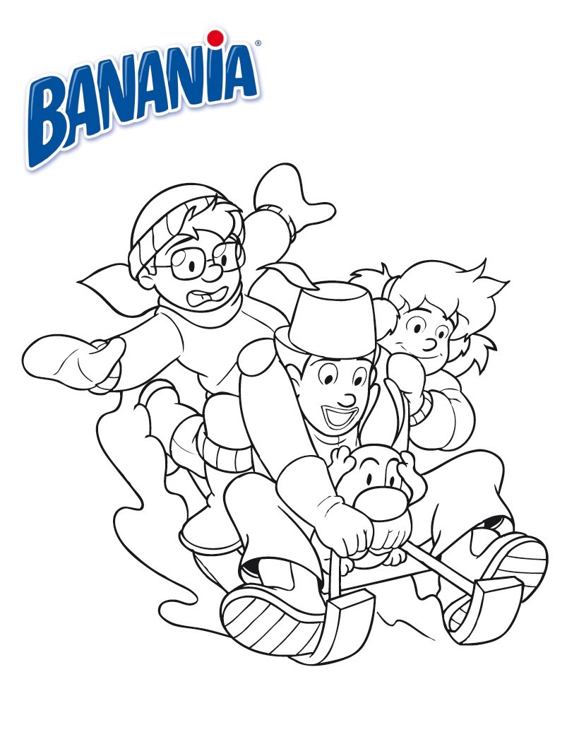Coloriage BANANIA