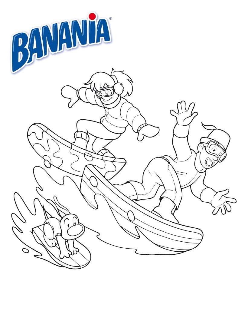 Coloriage BANANIA