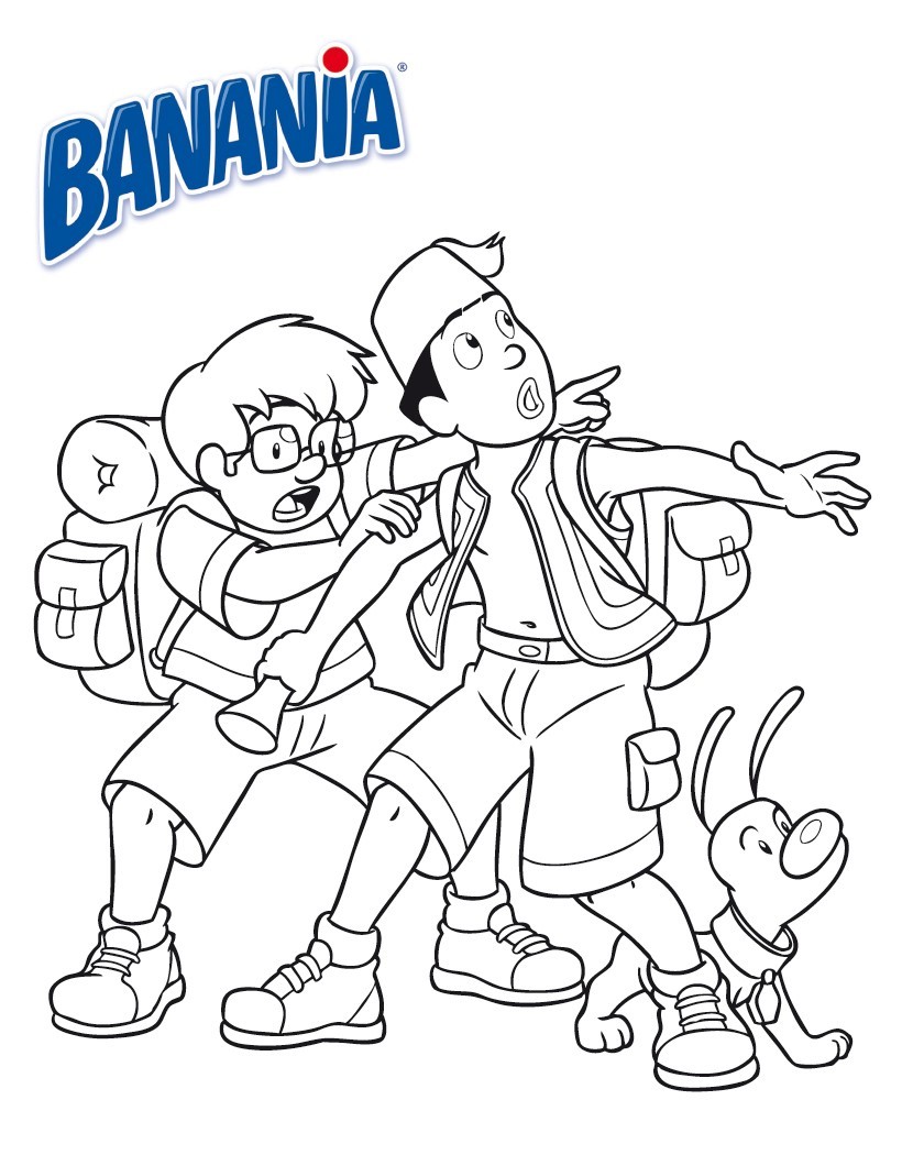 Coloriage BANANIA