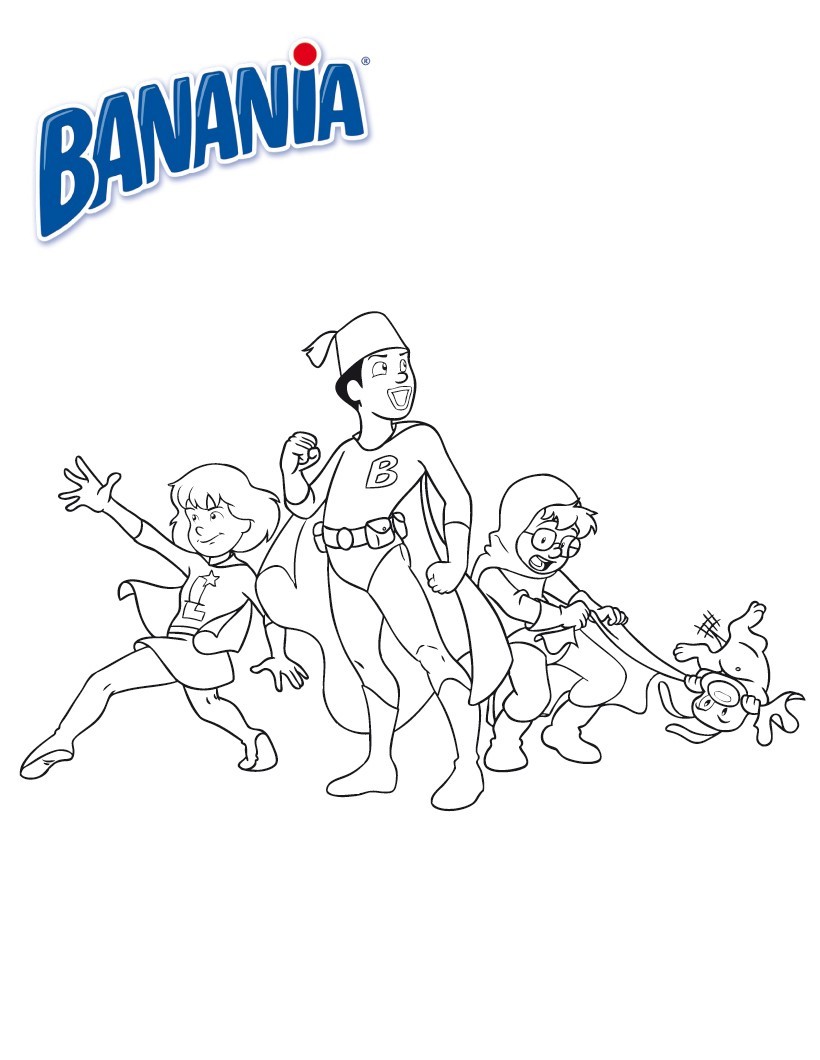 Coloriage BANANIA