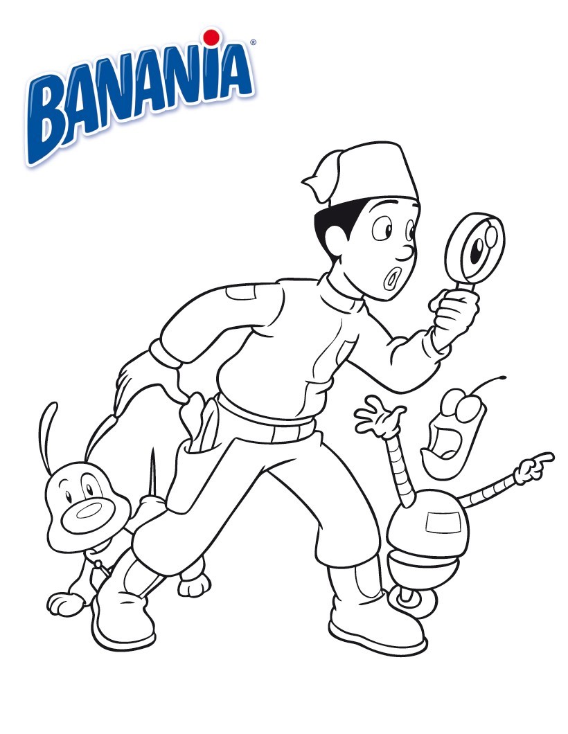 Coloriage BANANIA
