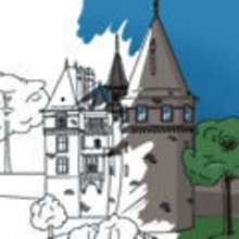 Egalement dans Coloriage A IMPRIMER LIEUX ET BATIMENTS