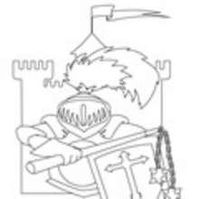 Coloriage GRATUIT CHATEAU - Coloriage GRATUIT - Coloriage