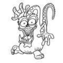 Coloriage GRATUIT MONSTRE - Coloriage GRATUIT - Coloriage