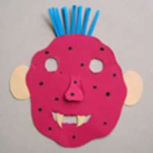 Le masque de monstre d'Halloween