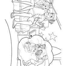 Le grand-père de Merliah - Coloriage - Coloriage BARBIE - Coloriage BARBIE ET LE SECRET DES SIRÈNES - Coloriage BARBIE en ligne