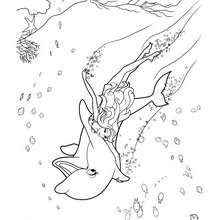 Zuma et merliah sous l'eau
