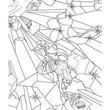 Merliah escalade - Coloriage - Coloriage BARBIE - Coloriage BARBIE ET LE SECRET DES SIRÈNES - Coloriage de MERLIAH