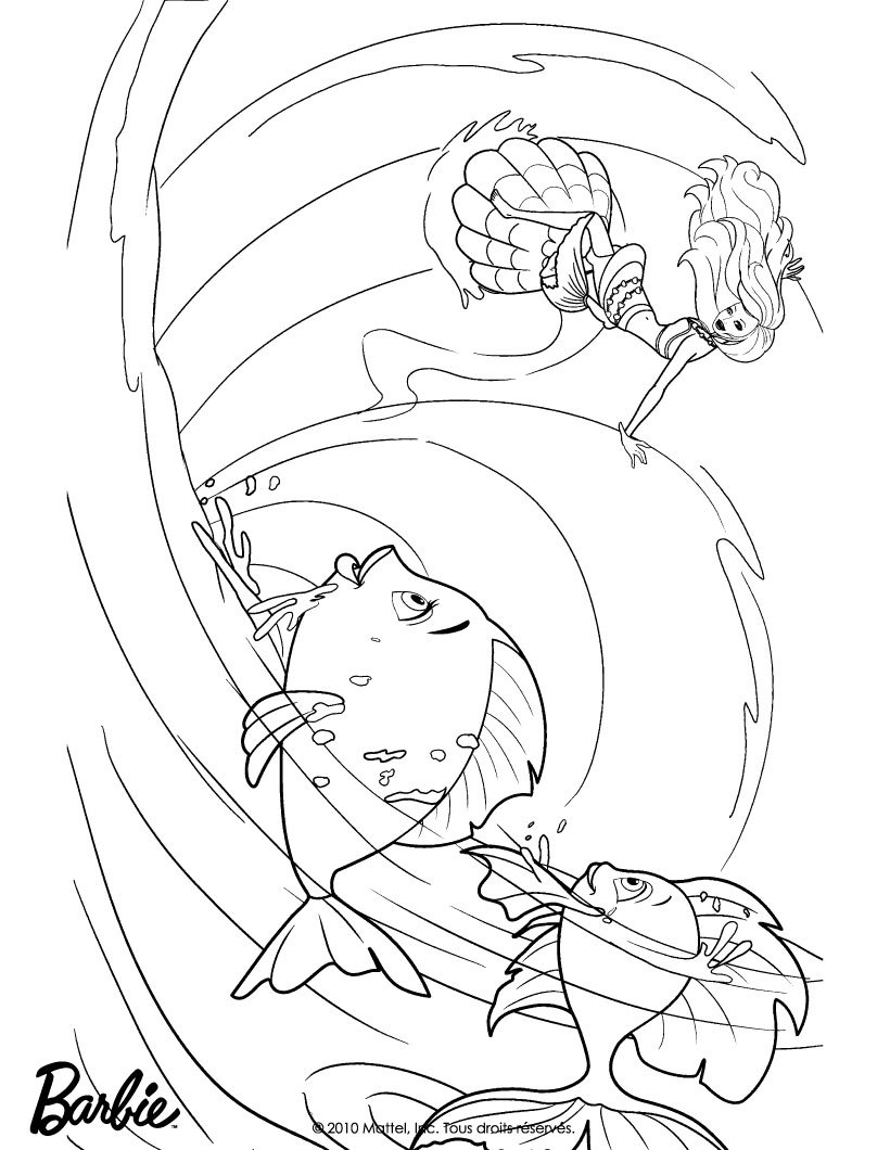 Merliah et les poissons