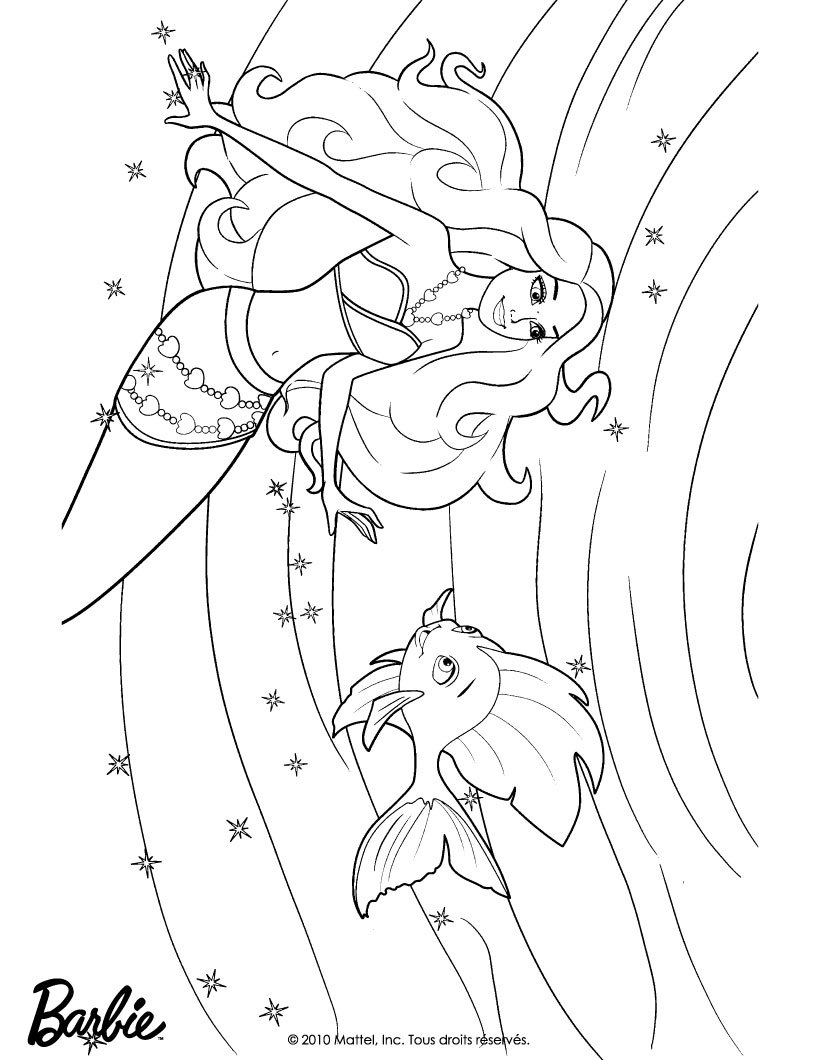 Merliah et un poisson