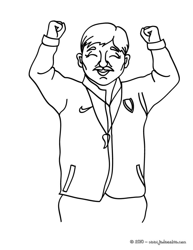 Coloriage d'un COACH