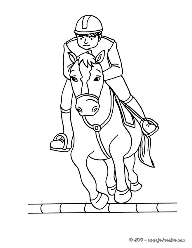 Coloriage de JUMPING