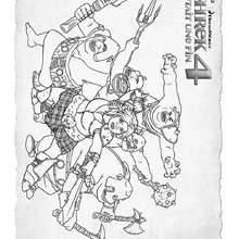 SHREK 4 à colorier - Coloriage - Coloriage PERSONNAGE FILM - Coloriage SHREK 4 IL ETAIT UNE FIN