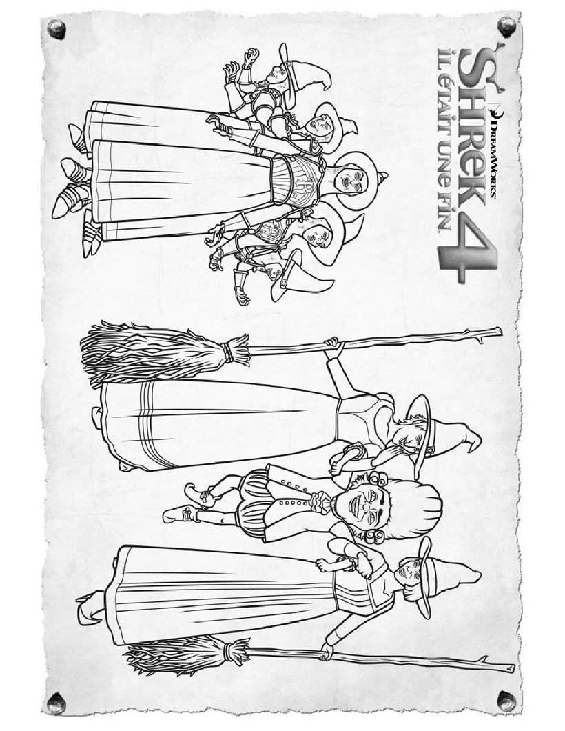 Coloriage SHREK 4 en ligne