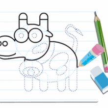Dessiner une vache