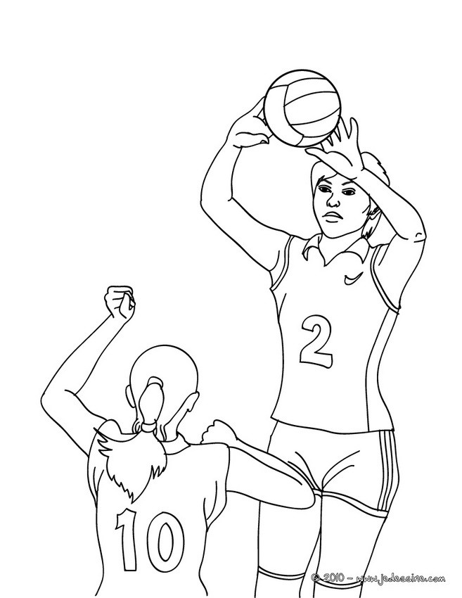 Coloriage VOLLEYBALL en ligne