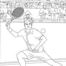 Coloriage de FEDERER