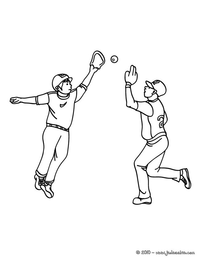 Coloriage de SOFTBALL