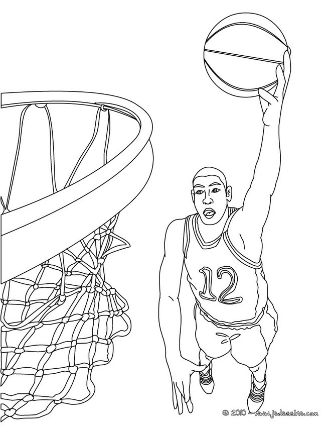 yes coloring pages nba basketball - photo #38