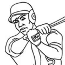 Coloriage BASEBALL - Coloriage SPORT - Coloriage