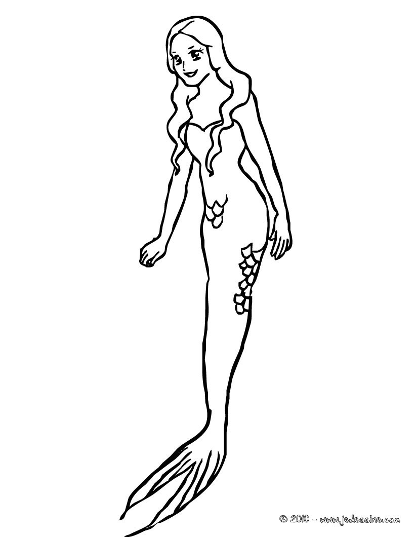 Coloriage SIRENE   imprimer